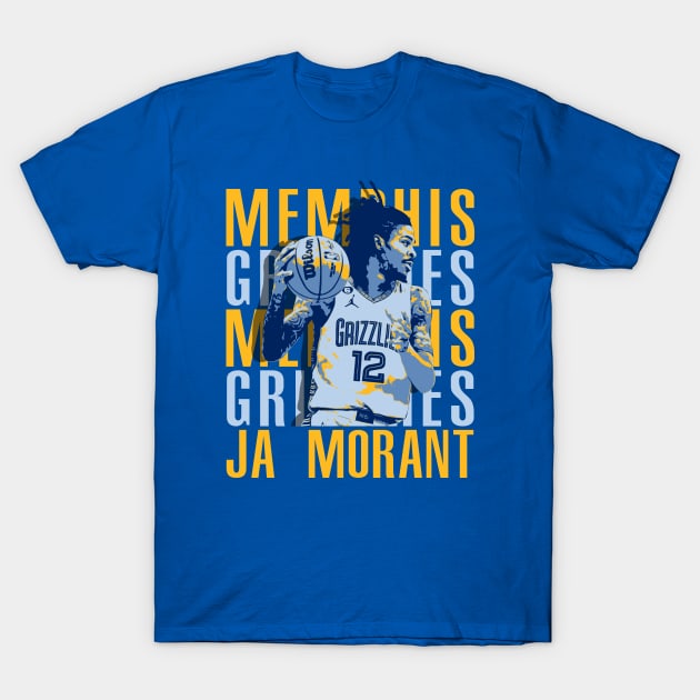 Ja Morant Pop Art Graphic T-Shirt by mia_me